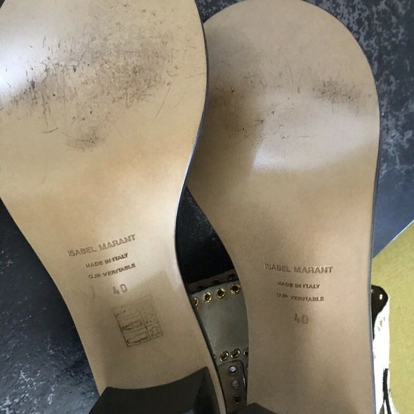 Isabel Marant Sandals Size 40 New - Picture 9 of 10